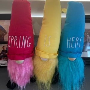 Rae Dunn Spring Gnome Trio